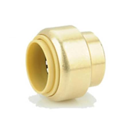 American Granby American Granby BPECA1-2NL No Lead Brass Push Sharkbite End Cap - 0.5 in. BPECA1/2NL